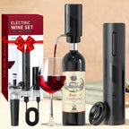Electric Wine Opener Automatic Wine Aerator Rechargeable Wine Corkscrew Foil Cutter Opener Wine Lover Party Kitchen Tool Gifts