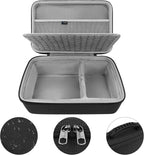 Audio Interface Carrying Case, Hard Shell Travel Bag Compatible with Universal Audio Apollo Twin X Duo/Apollo Twin X Quad/Apollo Twin X DUO Gen 2/Apollo Twin X QUAD Gen 2 (Dark Gray)