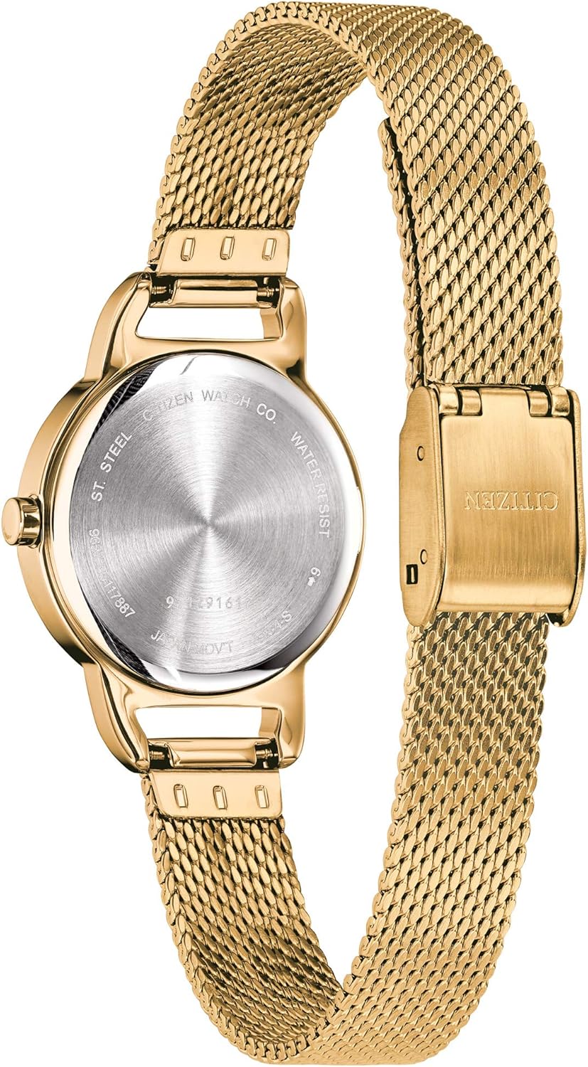 Quartz Womens Watch, Stainless Steel, Classic, Gold-Tone (Model: EZ7002-54E)