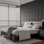 33 Pack 3D Wall Panel Diamond for Interior Wall Décor, PVC Flower Textured Wall Panels for Living Room Lobby Bedroom Hotel Office, Black, 12''X12'' Cover 32.Sq.Ft.