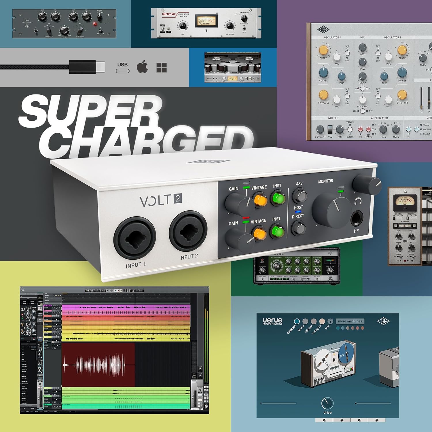 Volt 2 USB Recording Studio Audio Interface