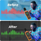 4-Pack Wedge Design Acoustic Foam Panels, 48" X 24" X 2" High-Density Soundproof Foam Wall Panels for Wall, Ceiling, Quick-Recovery Noise Dampening Panels for Office, Studio and Home