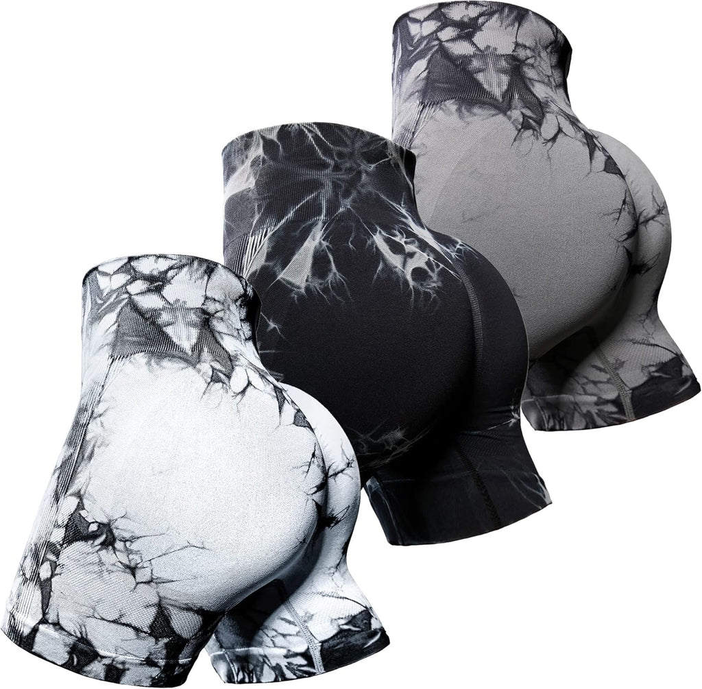 Workout Shorts for Women Scrunch Butt Lifting High Waisted Yoga Gym Seamless Booty Biker Shorts