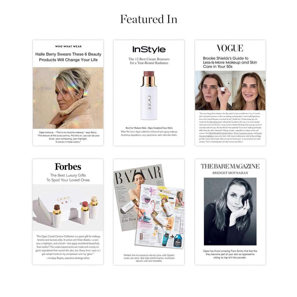 Face Stick Trio - Golden Contour Stick Makeup Collection - Certified Organic Bronzer, Blush Stick, and Highlighter Stick for a Flawless Look