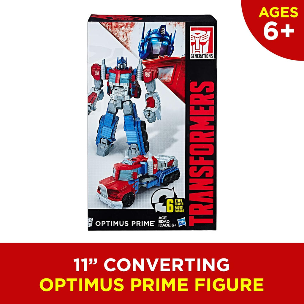 Toys Heroic Optimus Prime Action Figure - Timeless Large-Scale Figure, Changes into Toy Truck - Toys for Kids 6 and Up, 11-Inch (Amazon Exclusive)