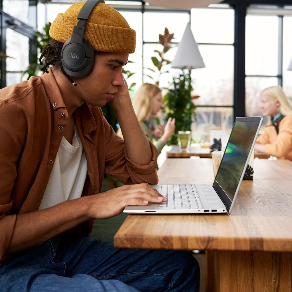 Tune 770NC - Adaptive Noise Cancelling with Smart Ambient Wireless Over-Ear Headphones, Bluetooth 5.3, up to 70H Battery Life with Speed Charge, Lightweight, Comfortable & Foldable Design (Black)