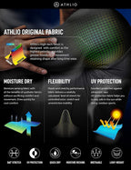 Men'S UPF 50+ Long Sleeve Compression Shirts, Water Sports Rash Guard Base Layer, Athletic Workout Shirt