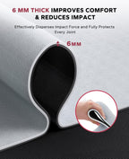 Large Yoga Mat - 72"X36" Extra Wide Exercise Mat - 1/4" Thick Dual Color PVC | Anti-Slip Surface & High Cushioning - Ideal for Yoga, Pilates & Home Workouts - Bonus Mesh Bag