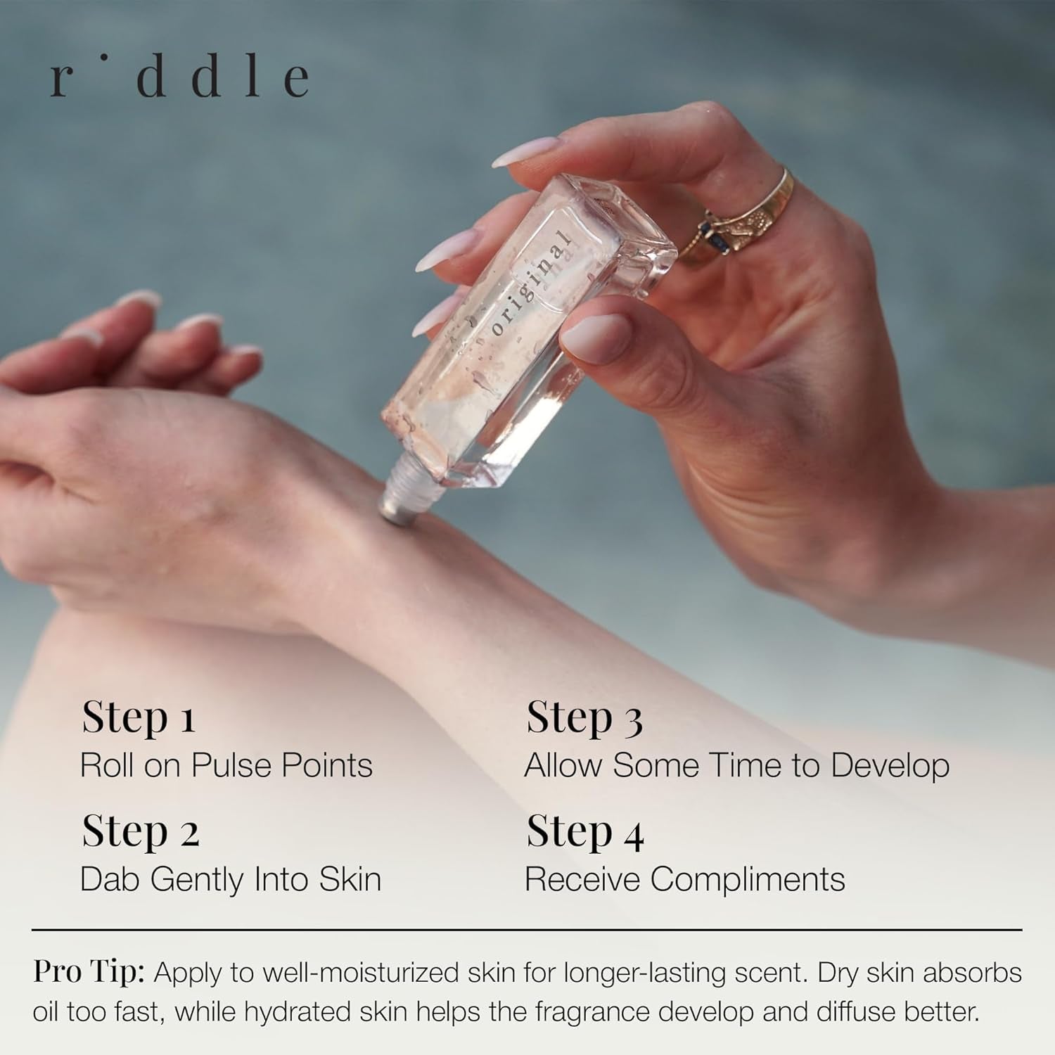 Original Roll on Pheromone Perfume Made in USA - Premium Rollerball Subtle Fragrance for Women - Long-Lasting Cruelty-Free Alcohol-Free Gentle on Skin - Ideal for Daily Use and Travel