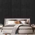 Acoustic Foam Panels, 48 X 24 X 2 Inches, 4 Pack Soundproof Foam Wall Panels High Density Noise Canceling Studio for Echo Absorption Home Office (Black 4 Pack, 48" X 24" X 2")