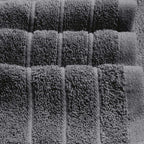 Pack of 8 Towels Set, 2 Extra Large Bath, 2 Hand, 4 Washcloths, 100% Cotton, Lighter Weight, Quicker to Dry, Super Absorbent, Perfect for Bathroom, Dark Grey