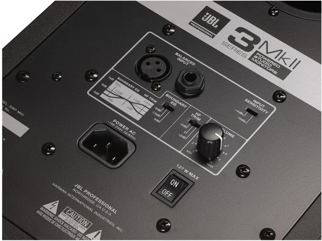 Professional 305Pmkii 5-Inch 2-Way Powered, Active Monitor Speaker for near Field Music Production, Studio Monitor, Desktop Computer, Hi-Fi Audio. Sold Individually, Black