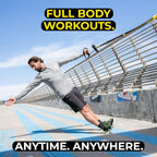 GO Suspension Trainer, at Home, Portable Gym Workout, for Strength Training, Full Body Exercise Equipment