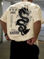 Men'S Fashionable Printed Loose Fit Short Sleeve T-Shirt | Exquisite Design | Summer Essential | Easy to Match, Show Your Style