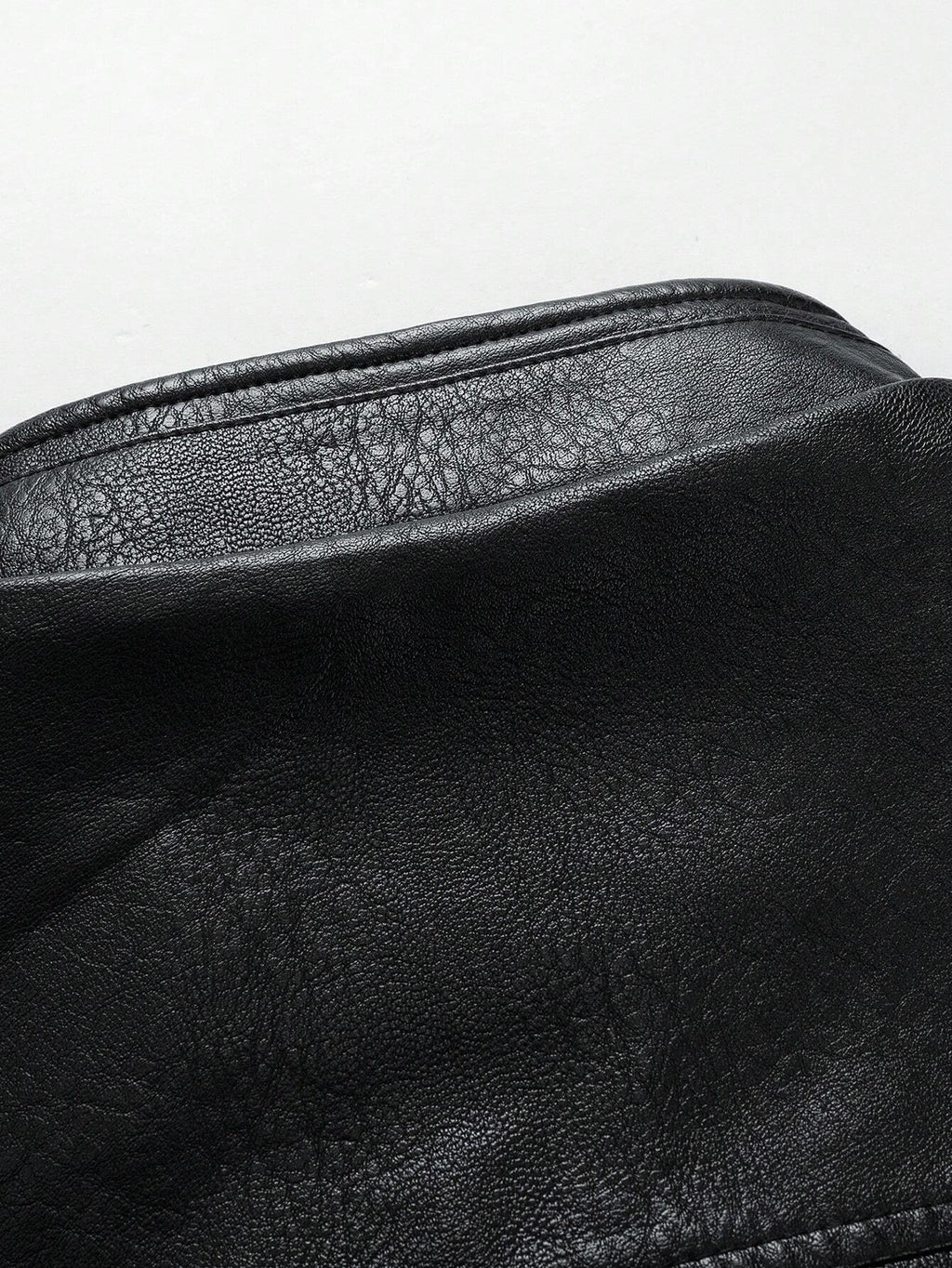 Men'S Fashion Leather Rave Jacket, for Fall Winter, Grunge