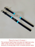 ATLVXJL 2Pcs/Set Couple Matching Bracelets Blow Kisses to Show Love Know You Love You Patternblack Silvery Stainless Steel Jewelry Set Charm Silicone Bracelet Luminous Glow in the Dark for Women Valentine'S Day Gift or Loved Ones Holiday Couple Gifts