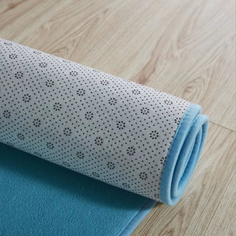 Coral Velvet Carpet round for Home Decor Modern Living Room Coffee Table Rug Short Plush Foot Mat Kids Crawling Play Carpets