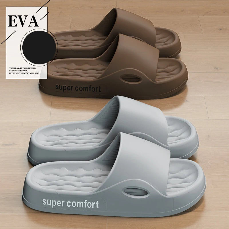 Fashion Men'S Summer Ligtweight EVA Indoor Home Sandals Slippers Shoes Men Slippers Outdoor Students Women Comfortable Slides