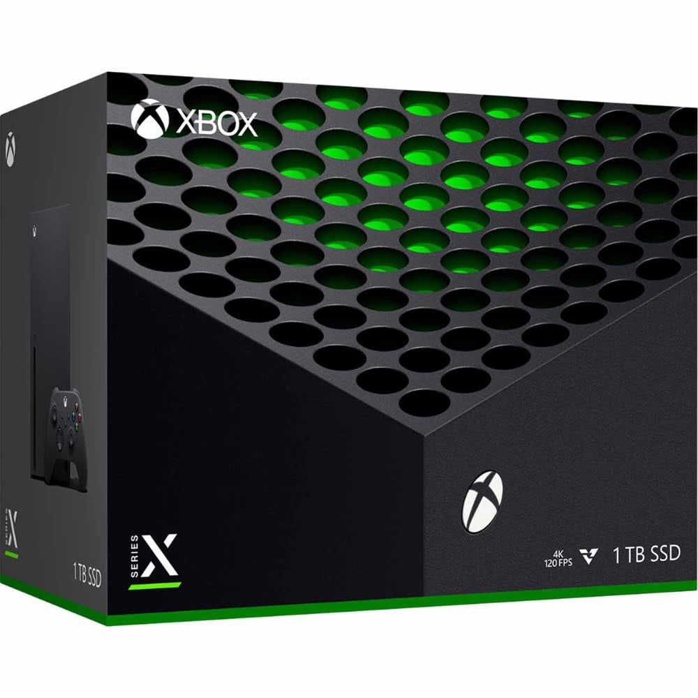 RRT-00001 Xbox Series X 1TB SSD Gaming Console with Dual Controllers Bundle with 3 YR CPS Enhanced Protection Pack
