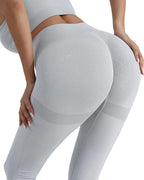 Workout Leggings Sets for Women, Gym Scrunch Butt Butt Lifting Seamless Leggings 3 Piece
