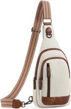 Crossbody Bags for Women Men,Leather Sling Bag Cross Body Backpack for Woman Gifts for Women Birthday Unique