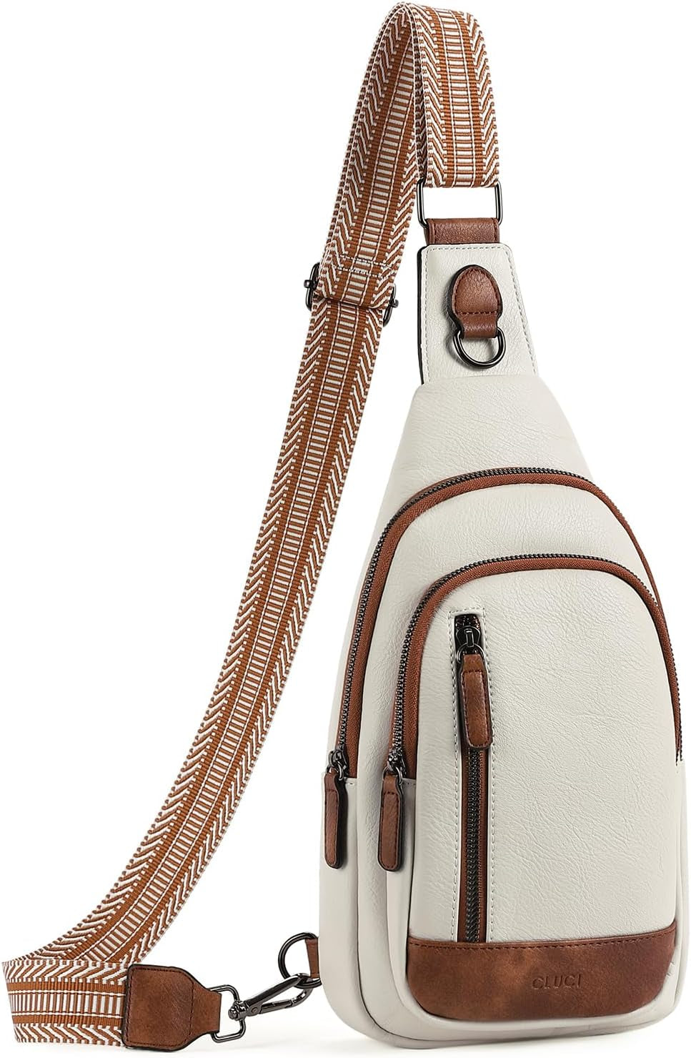 Crossbody Bags for Women Men,Leather Sling Bag Cross Body Backpack for Woman Gifts for Women Birthday Unique