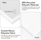 Acoustic Panels 2 Pack, 48''X24'' Large Sound Panels, Fabric Wrapped Sound Proof Foam Panels for Walls, Sound Absorbing Panels for Recording Studio Acoustical Treatments (White)