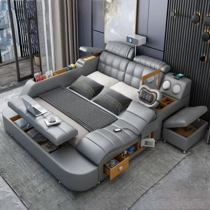 Modern Design Bedroom Furniture Bedroom Sets Bed Frame Multi-Functional Electric Massage Bed