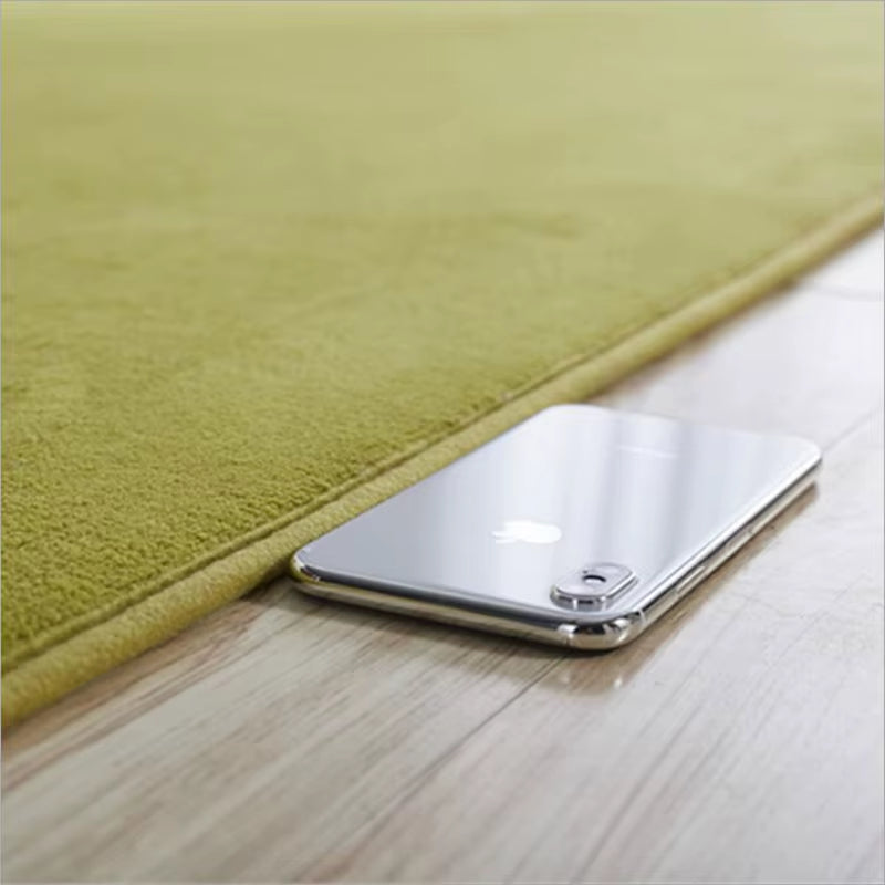 Coral Velvet Carpet round for Home Decor Modern Living Room Coffee Table Rug Short Plush Foot Mat Kids Crawling Play Carpets