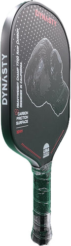 Heavyweight Champ T700 Triple-Layer Raw Carbon Fiber + Carbon Friction Surface 16Mm Tennis-Shaped Aerodynamics *Gen 3.5 All-Court Pickleball Paddle* // Hall of Famer 18K *Control+Spin Paddle*