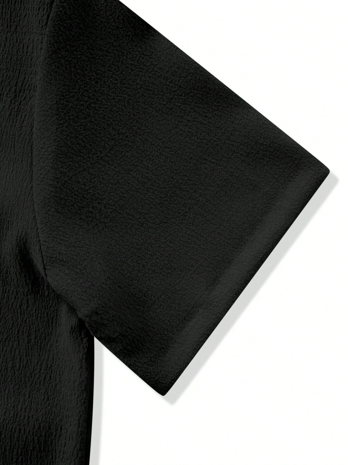 Men 2Pcs Set Fashionable European Style Jacquard Brand Casual Loose Shirt & Pants Suit, Beach Resort Outfit for Couples, Suitable as Gift for Husband/Boyfriend, Cozy Outfits