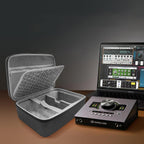 Audio Interface Carrying Case Compatible Apollo Twin X DUO Gen 2/QUAD Gen 2 Hard Shell Travel Bag(Dark Grey)