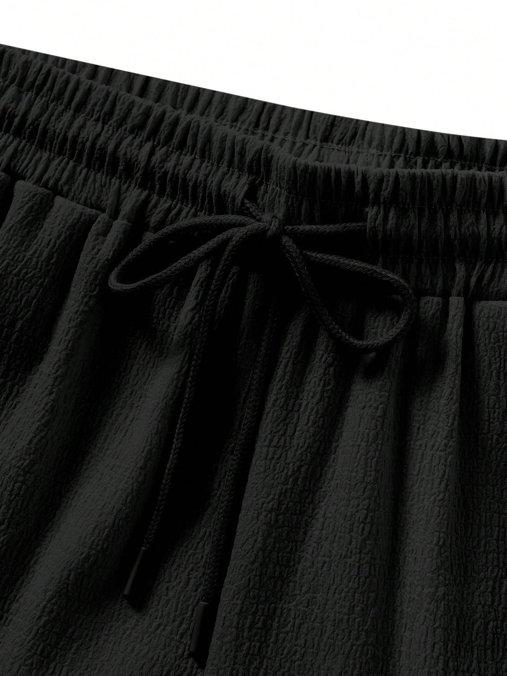 Men 2Pcs Set Fashionable European Style Jacquard Brand Casual Loose Shirt & Pants Suit, Beach Resort Outfit for Couples, Suitable as Gift for Husband/Boyfriend, Cozy Outfits