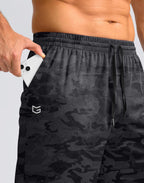 Men'S Athletic Shorts with Pockets 11" Long Basketball Shorts Lightweight Quick Dry Gym Workout Shorts for Men