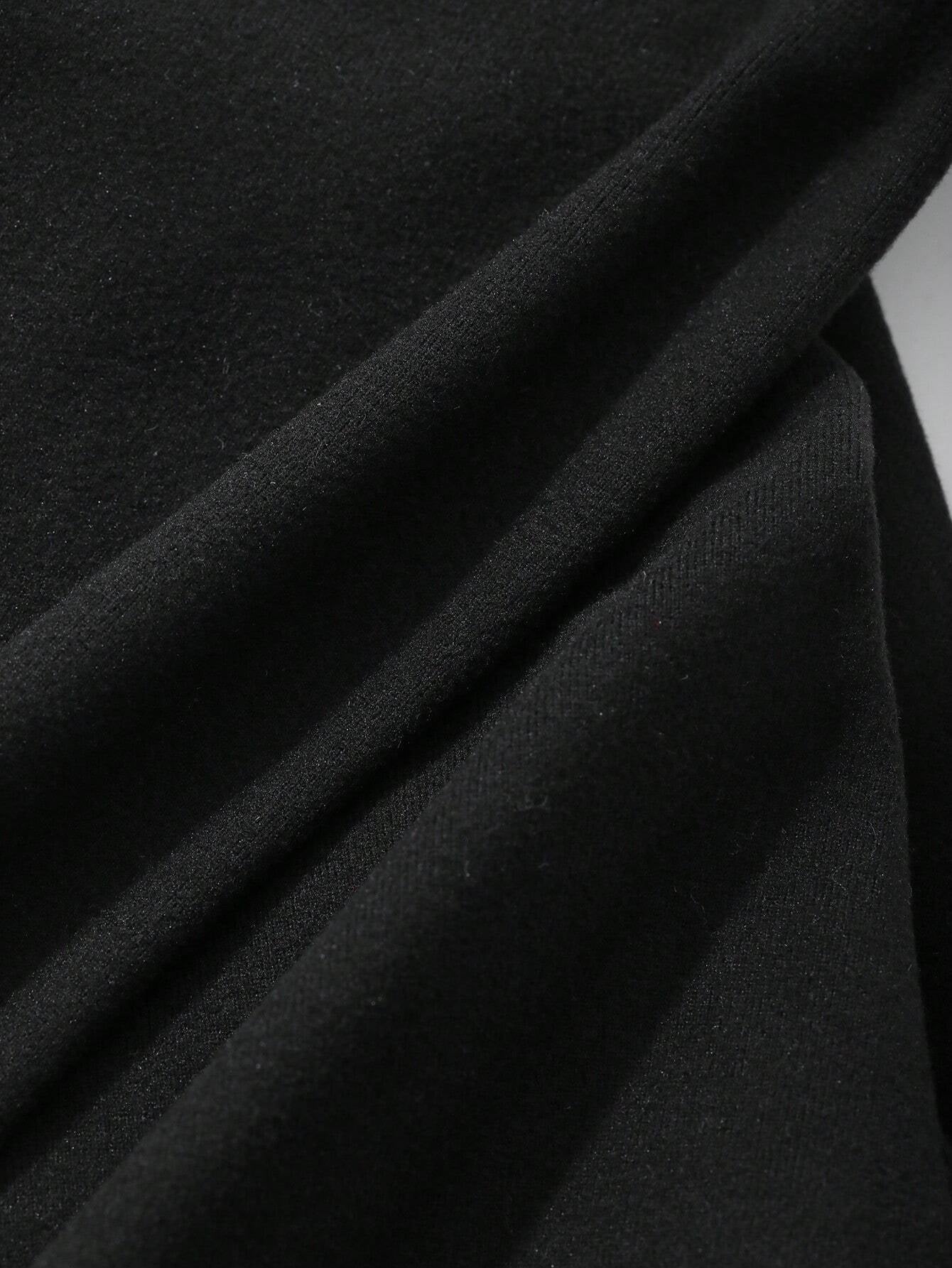 DAZY Men'S Solid Color Stand Collar Zipper Long Sleeve Slim Fit Sports T-Shirt, Autumn, Fall