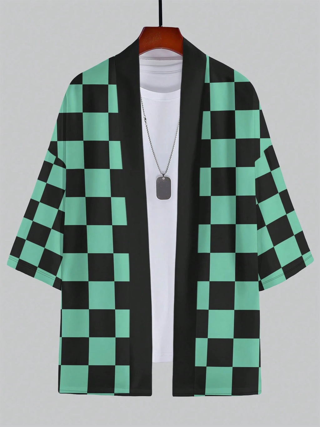 Men'S Japanese Anime COS Printed Polyester Casual Summer Sunscreen Coat