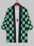 Men'S Japanese Anime COS Printed Polyester Casual Summer Sunscreen Coat