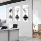 6-Pack Self-Adhesive Soundproof Acoustic Panels for Wall, 16 X 12 Inch Wave Design Noise Block with Polyester & Foam for Bedroom Studio Office