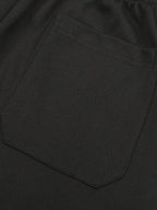 Men'S Drawstring Loose Fit Straight Leg Sporty Outdoor Casual Pants, Business Formal Style, Fall