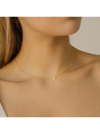 Stainless Steel Initial Necklace for Women A-Z Alphabet Capital Letter Pendant Necklaces Choker Fashion Jewelry Gift 2024