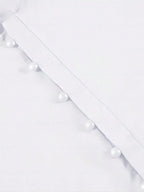 A Solid Color Small Stand up Collar Casual Button up Half Cardigan Muslim Men'S Traditional Worship Robe Clothing