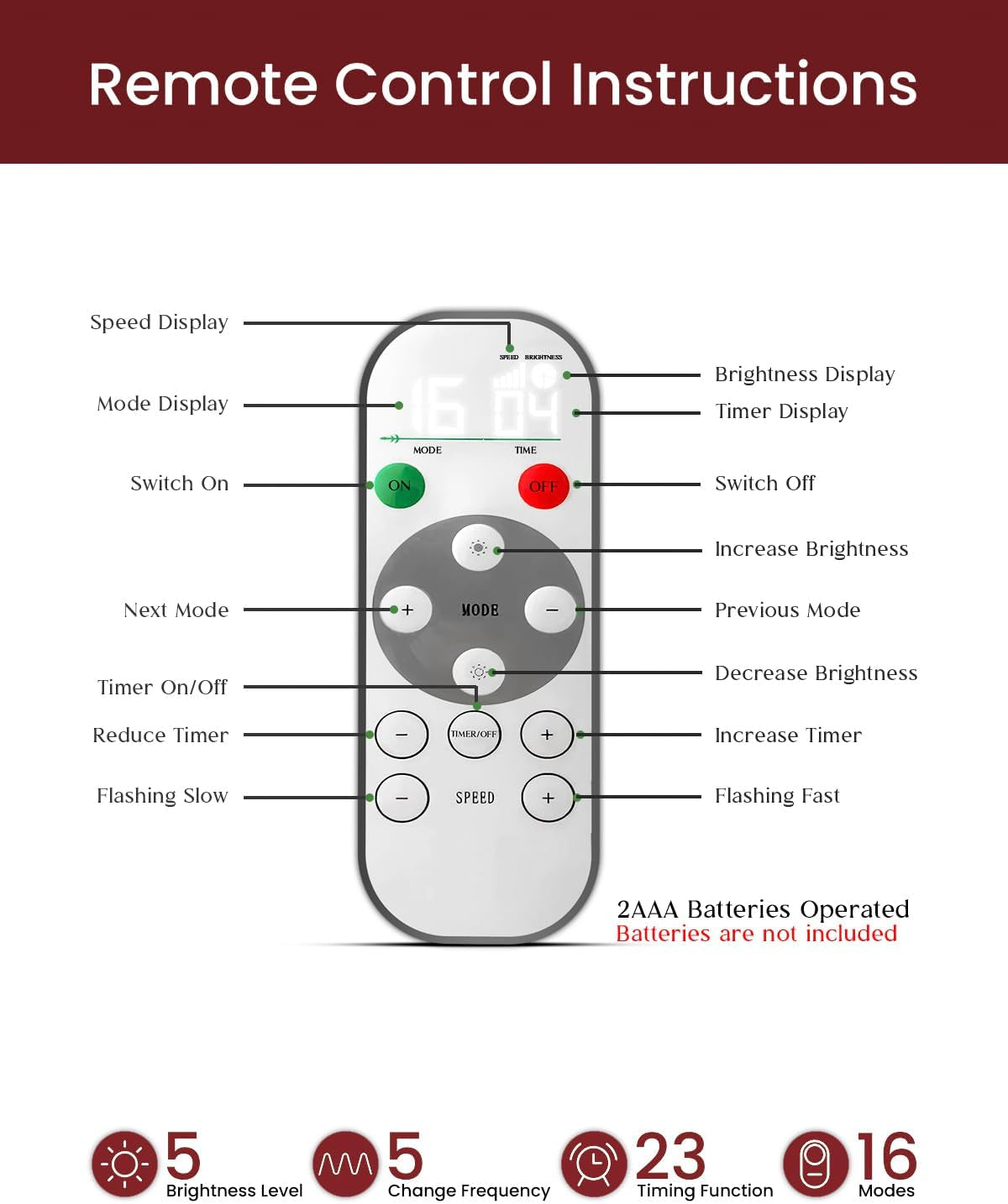 7.5 FT Pre-Lit Christmas Tree Spruce with Remote Control, 450 Warm White Multi-Color Changing LED Lights, Artificial Hinged/Feel Real/Realistic for Home, Holiday Decoration Dual Color LED