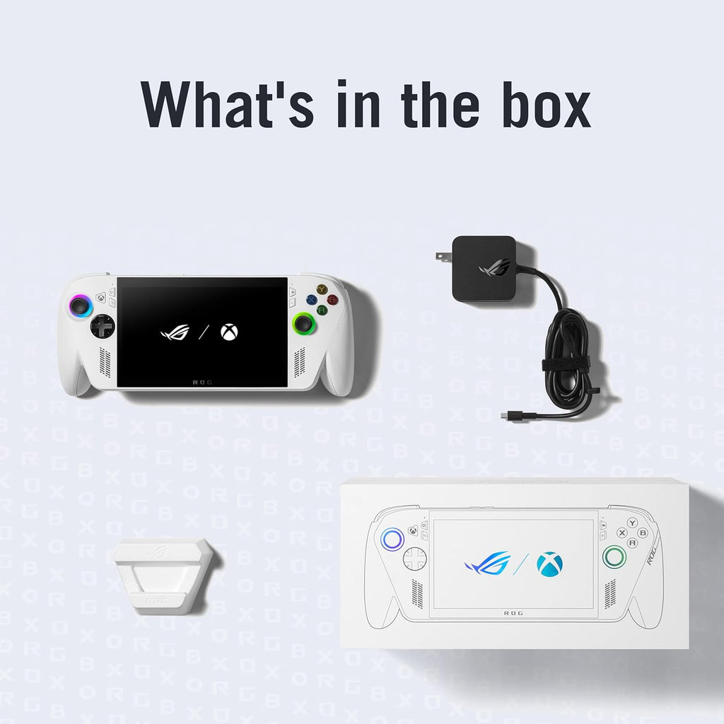 ROG Xbox Ally 7” 1080P 120Hz Gaming Handheld Touchscreen AMD Ryzen™ Z2 a 16GB RAM 512GB SSD White