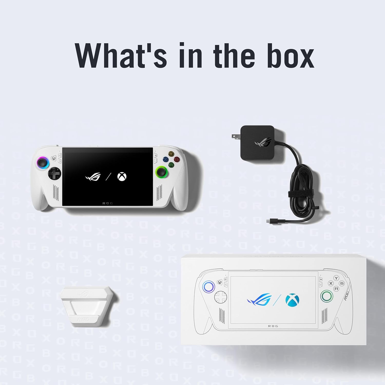 ROG Xbox Ally 7” 1080P 120Hz Gaming Handheld Touchscreen AMD Ryzen™ Z2 a 16GB RAM 512GB SSD White