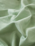 3Pcs Plain Green Duvet Cover Set, Boho Farmhouse Bedding Decor, Soft Microfiber Comforter Cover for Boys & Girls (1 Duvet Cover + 2 Pillowcases No Insert), School Dorm Essentials, Cozy Aesthetic,