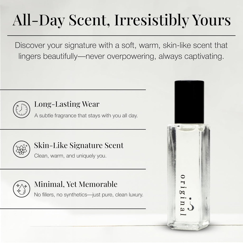Original Roll on Pheromone Perfume Made in USA - Premium Rollerball Subtle Fragrance for Women - Long-Lasting Cruelty-Free Alcohol-Free Gentle on Skin - Ideal for Daily Use and Travel