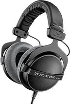DT 770 Pro Studio Headphones - Over-Ear, Closed-Back, Professional Design for Recording and Monitoring (80 Ohm, Grey)