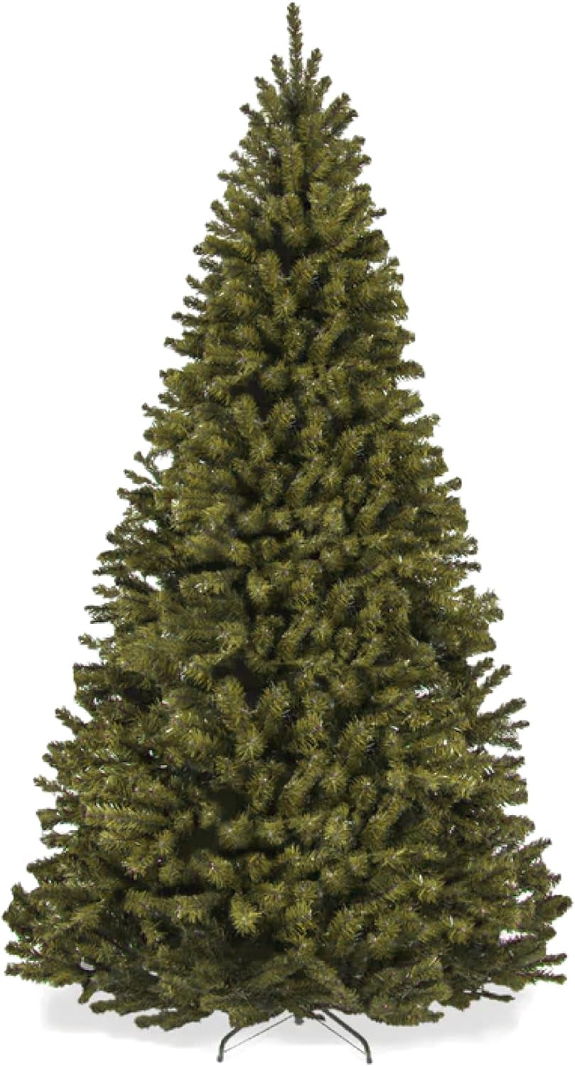 Artificial Christmas Tree, 7.5Ft Premium Unlit Realistic Spruce Holiday Décor W/Dense Branches, Easy Assembly, Metal Base