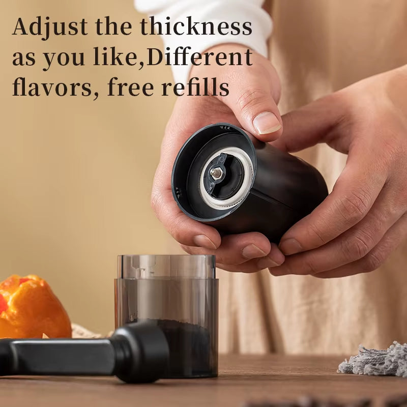 1Pc Manual Coffee Grinder Portable Grinder Home Outdoors Travel Hand Crank Coffee Grinder Adjustable Bean Grinder