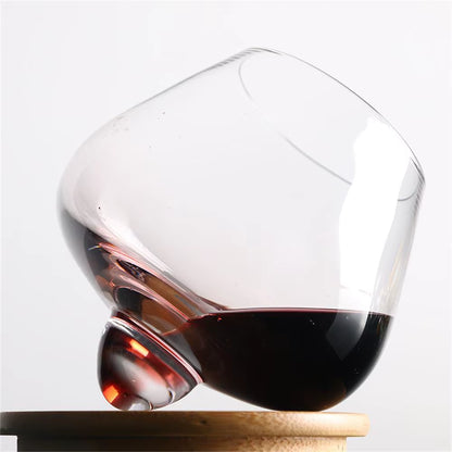 250Ml/400Ml Rolling Decanter Whiskey Glass Vintage Brandy Cocktail Beer Tumbler Glass Bar Drinkware Glass Coffe Wine Mug Cup
